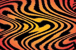Orange Textur Vektor Hintergrund wie Tigerstreifen