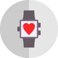 Smartwatch eben Rahmen Symbol Design vektor