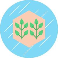 smart jordbruk platt cirkel ikon design vektor
