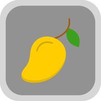 mango platt runda hörn ikon design vektor