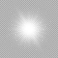 Lichteffekt von Lens Flares vektor