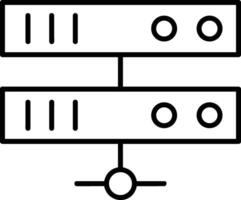 Lager Daten Symbol Symbol Bild zum Datenbank Illustration vektor