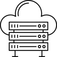 Lager Daten Symbol Symbol Bild zum Datenbank Illustration vektor