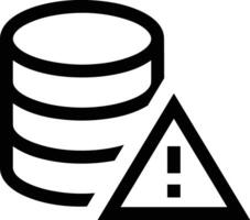 lagring data ikon symbol bild för databas illustration vektor