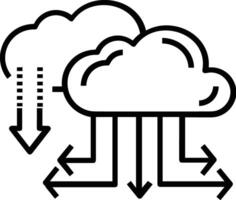 Lager Daten Symbol Symbol Bild zum Datenbank Illustration vektor