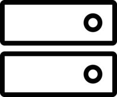 lagring data ikon symbol bild för databas illustration vektor