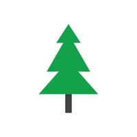 einfach Kiefer oder Tanne Baum Logo Kiefer Haus evergreen.für Kiefer Wald Abenteurer Camping Natur Abzeichen und Geschäft. vektor