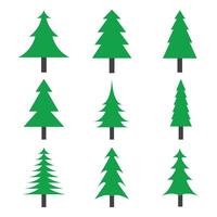 einfach Kiefer oder Tanne Baum Logo Kiefer Haus evergreen.für Kiefer Wald Abenteurer Camping Natur Abzeichen und Geschäft. vektor