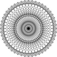 geometrisk figur från helig geometri element. illustration. vektor