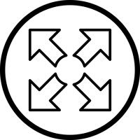 Vollbild-Vektor-Symbol vektor