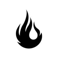 Flamme Logo Design Illustration vektor