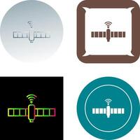 einzigartig Satellit Symbol Design vektor