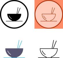 einzigartig Essen Symbol Design vektor