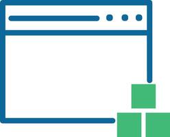 Lager Daten Symbol Symbol Bild zum Datenbank Illustration vektor