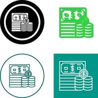 Geld-Icon-Design vektor