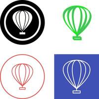 Heißluftballon-Icon-Design vektor