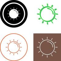 Sonne-Icon-Design vektor