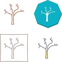 Baum mit Nein Blätter Symbol Design vektor