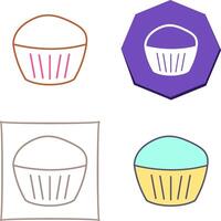 Schokolade Muffin Symbol Design vektor