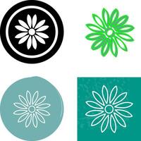 einzigartig Blume Symbol Design vektor