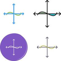 einzigartig Graph Symbol Design vektor