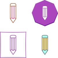 einzigartig Bleistift Symbol Design vektor