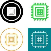 Prozessor-Icon-Design vektor