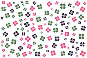 Mutter Tag Rosa Sommer- Blume Muster Design vektor