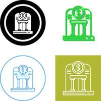 Bank-Icon-Design vektor