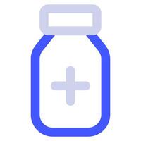 Medizin Flasche Symbol zum Netz, Anwendung, Infografik, usw vektor