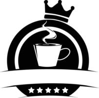 Kafé och kaffe affär logotyp vektor