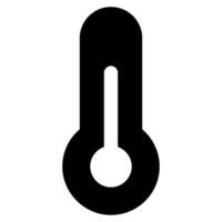 termometer ikon för webb, app, infografik, etc vektor