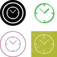 einzigartig Uhr Symbol Design vektor