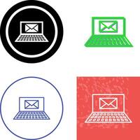 einzigartig E-Mails Symbol Design vektor