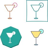 Cocktail trinken Symbol Design vektor