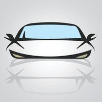Auto Symbole, Jahrgang Autos, einzigartig Symbole, und ein Auto Logo mit ein Silber Hintergrund, Illustration vektor