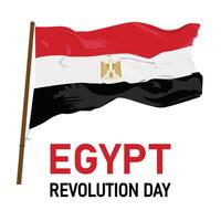Ägypten Revolution Tag. vektor