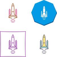 Space-Shuttle-Icon-Design vektor