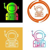 astronaut ikon design vektor