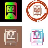 E-Book-Icon-Design vektor