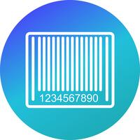 Vektor-Barcode-Symbol vektor