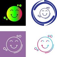Lächeln-Icon-Design vektor