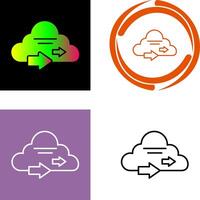 Cloud-Computing-Icon-Design vektor