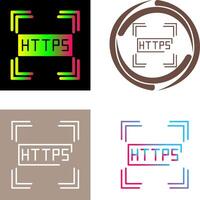 https Symbol Design vektor