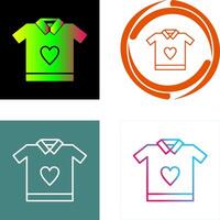 T-Shirt-Icon-Design vektor