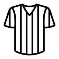 Schiedsrichter Hemd Linie Symbol Design zum persönlich und kommerziell verwenden vektor