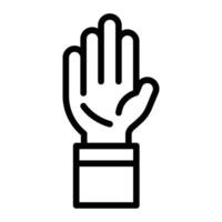 erziehen Hand Linie Symbol Design vektor