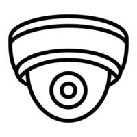 cctv Linie Symbol Design vektor