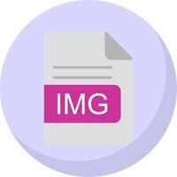 img Datei Format eben Blase Symbol vektor