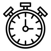 Timer Linie Symbol Design vektor